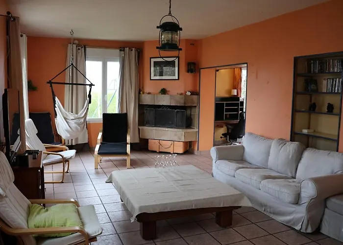 Σπίτι διακοπών Dogfriendly, Grand Jardin Clos, 4 Chambres, Grand Salon Avec Cheminee